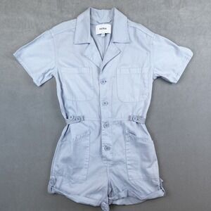 Pistola Parker Utility Romper Blue Womens Size XS